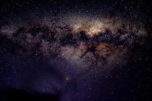 Connection Across the Night Sky-- a View of the Milkyway