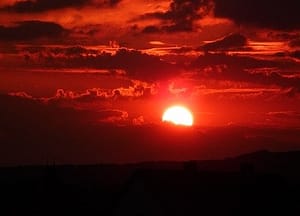 Unnerving Sunset