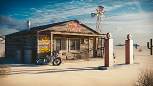 Ancient Gas Station